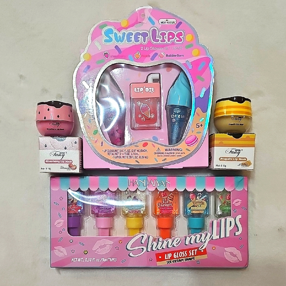 Kawaii Sweet Lips, Lip Masks and Shine My Lips- Lippie Lot 💋👄💋